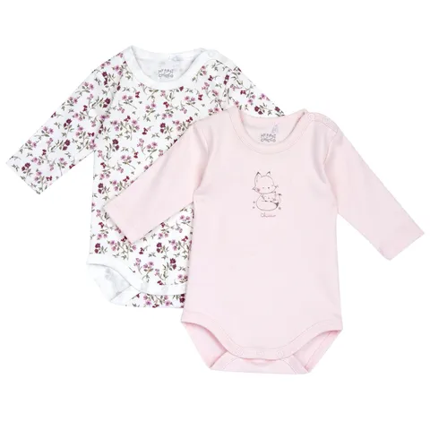Chicco Set Body Manica Lunga Bimba Cotone