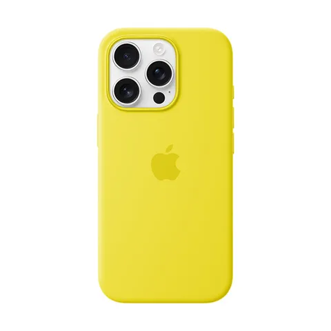 Apple Custodia MagSafe cover in silicone per iPhone 16 Pro - Giallo carambola ​​​​​​​