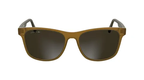 Lacoste L6054S Occhiali da Sole Uomo Marrone Trasparente
