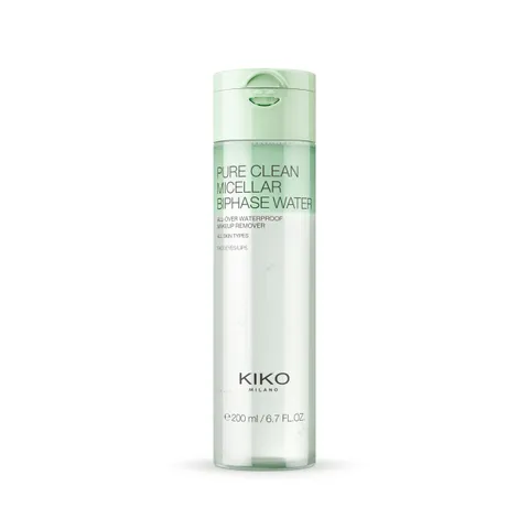 KIKO Milano Pure Clean Micellar Biphase Water, Acqua Micellare Bifasica Per La Detersione