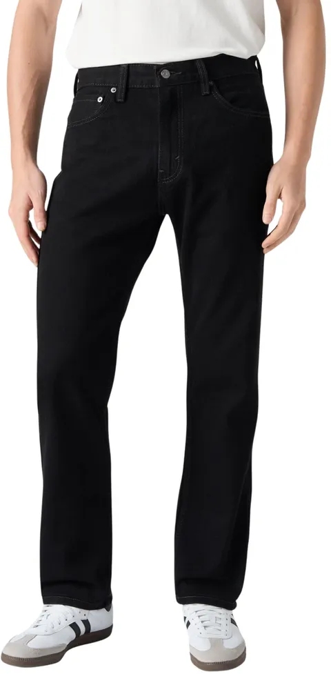 Levi's 505 Regular Fit, Jeans Uomo, Nero, 33W / 34L