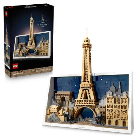 LEGO Architecture Parigi - La Città dell’Amore - Modellino da Costruire per Adulti Fai da