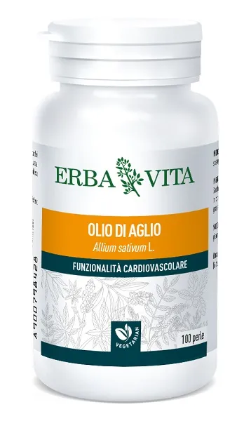 Erba Vita Integratore Alimentare di Olio di Aglio - 100 Perle