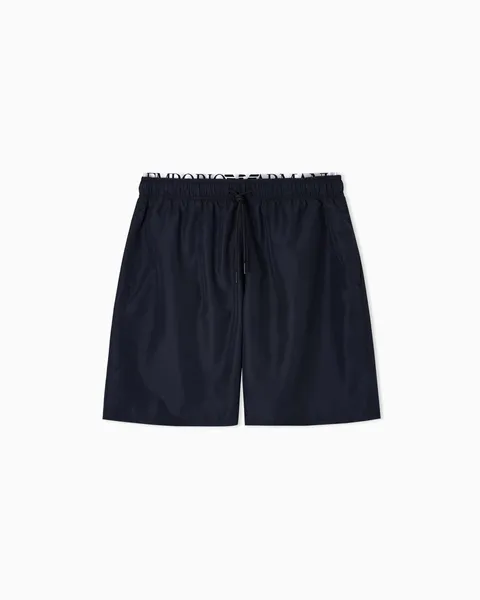 Emporio Armani Bermuda Uomo Logoband Nero S