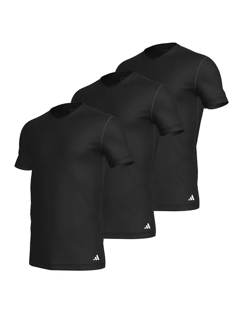 adidas Maglietta da Uomo con Scollo Rotondo (3 Pezzi) - Active Core Cotton Baselayer (3