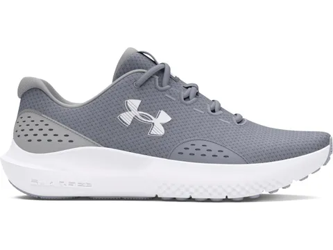 Under Armour UA Charged Surge 4 - Scarpe da Corsa da Uomo, Acciaio MOD Grigio Bianco, 45 EU
