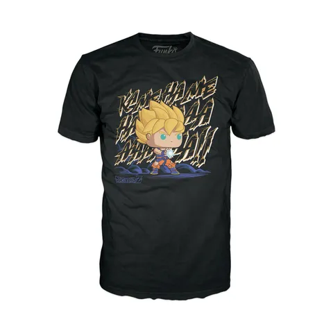 Funko Boxed Tee: Dragon Ball Z - Gohan/Goku - Small - (S) - T -Shirt - Abiti - Idea