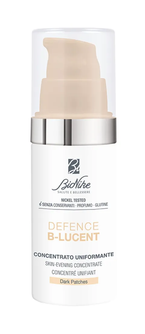 Bionike Defence B-Lucent - Concentrato Viso Uniformante, Trattamento Intensivo per