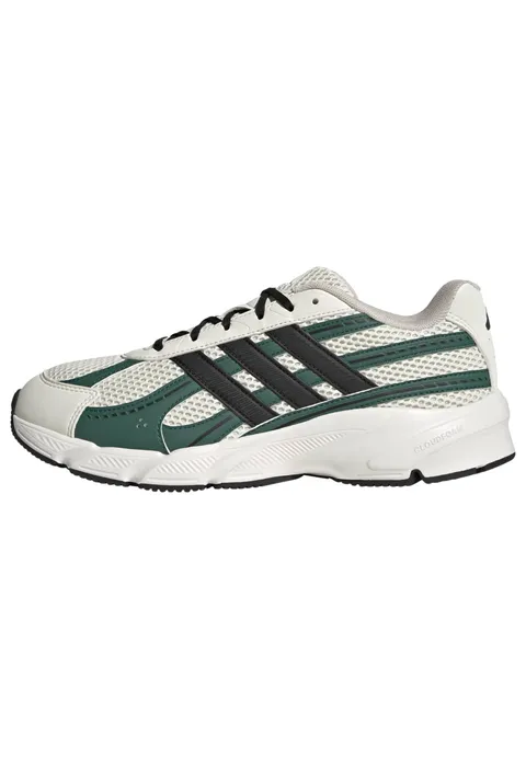 adidas Uomo Technochaos 2000, off White/Core Black/Collegiate Green, 46 EU