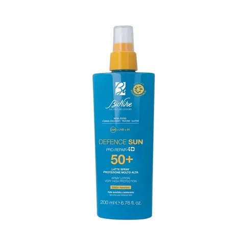 BioNike Defence Sun - Latte Solare Spray SPF 50+ per Pelli Sensibili e Intolleranti