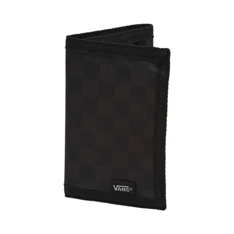 Vans Slip, Accessorio Da Viaggio Portafoglio A Tre Pieghe Uomo, Colore: Nero Carbone, Taglia Unica