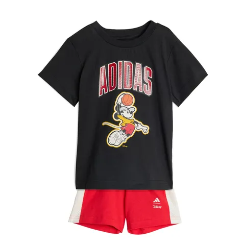 adidas Mixte bébé Disney Mickey Mouse T-Shirt SET, black/off white, 12-18 Months