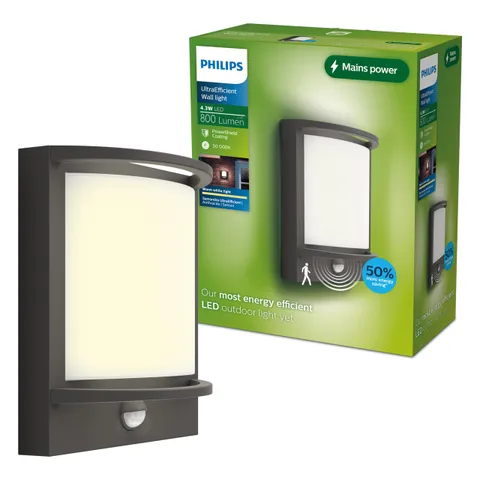 Philips Samondra Lampada Parete Esterno Sensore 3.8W