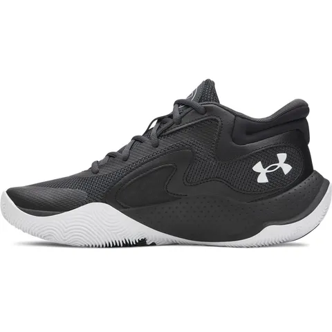 Under Armour UA Jet '25, Scarpe Unisex Adulto, Antracite Nero Bianco, 47.5 EU, Antracite Nero Bianco, 47.5 EU