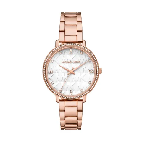 Michael Kors Donna Orologio Pyper, movimento al quarzo a tre lancette con cinturino in