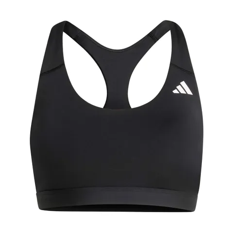 adidas Donna Optime Essentials Workout Medium Support Bra, Black, S