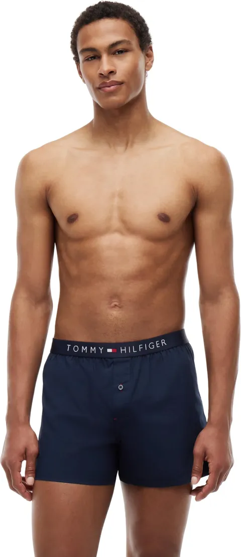 Tommy Hilfiger Uomo Boxer Cotone, Blu (Navy Blazer), L