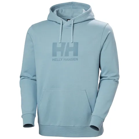 Helly Hansen Men's HH Logo Hoodie, Windy Blue, S