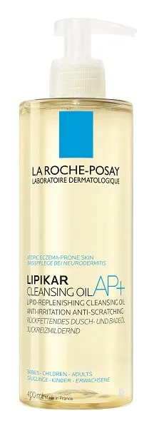 La Roche-Posay Lipikar Olio Detergente AP+, Olio Doccia Detergente, Per Pelli Sensibili
