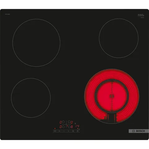 Bosch PKF611BB2E, Serie 4 Piano cottura elettrico, TouchSelect, ReStart, Sicurezza