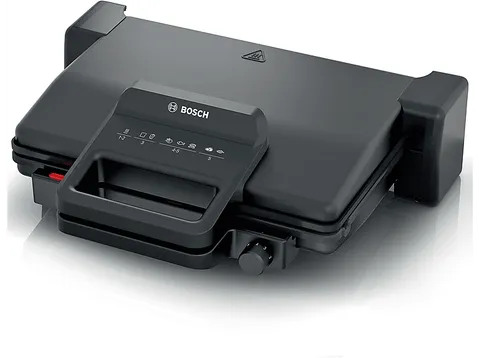 Bosch Bistecchiera TCG3323, 3 Posizioni di Cottura, 5 Livelli di temperatura, 2000W