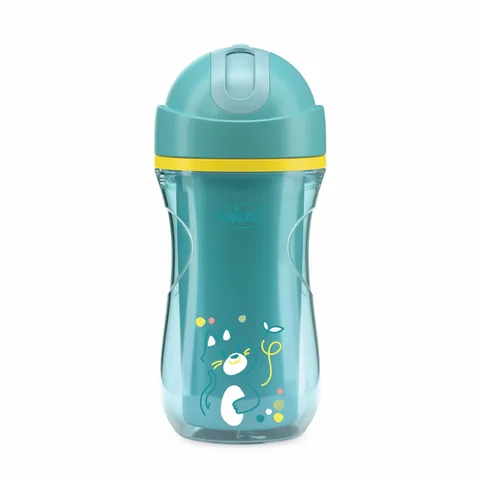Chicco Sport Cup Bicchiere Antigoccia 266 ml (azzurro)