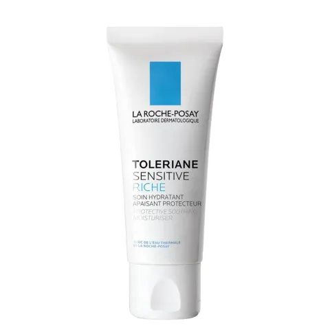 La Roche-Posay Toleriane Sensitive Riche, Crema Idratante, Per Pelli Sensibili, Pelle