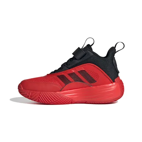 adidas Unisex - Bambini e Ragazzi Ownthegame 3.0 Shoes, Core Black/Red/Red, 38 EU