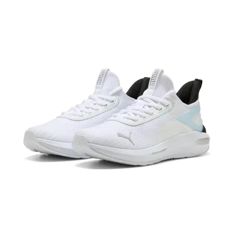 Puma Scarpe da Corsa Softride Enzo 5 Hype Unisex, Puma Bianco Puma Argento Puma Nero, 46