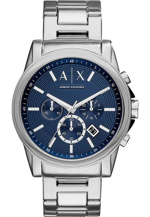 Armani Exchange Orologio da uomo con cronografo al quarzo, cassa in acciaio inossidabile