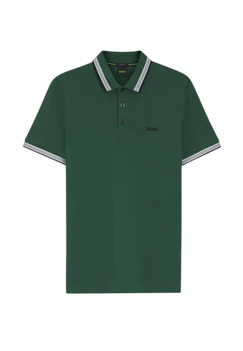 Boss Polo da Uomo, Open Green 365, L