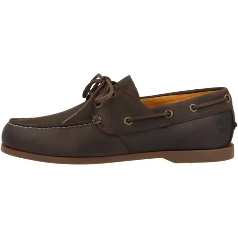 Timberland Men's Cedar bay Leather Boat Shoes, Dark Brown, Dk Brown Full Grain, 40 EU