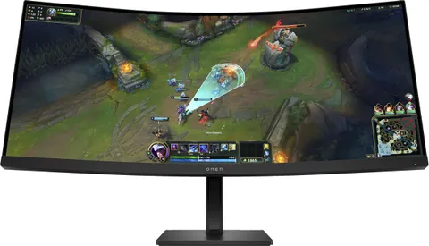 HP OMEN Monitor da gaming curvo WQHD 180 Hz da 34" - 34c G2