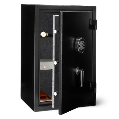 Amazon Basics Cassaforte di sicurezza resistente al fuoco con tastierino Serratura a