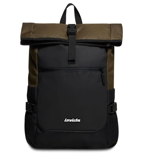 Invicta Zaino ACT FOLD - Verde - Ufficio, Lavoro, Viaggio & Tempo Libero - Maxi Capienza