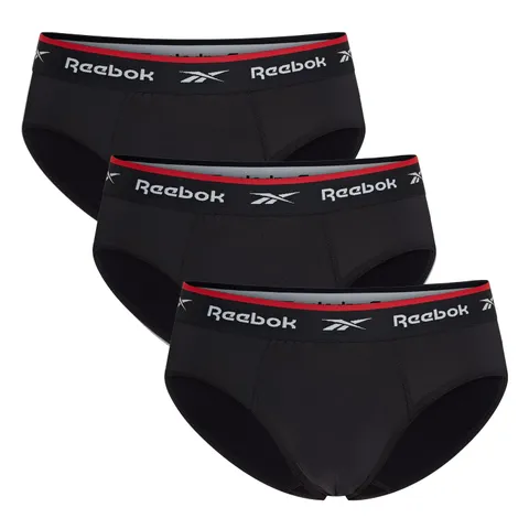 Reebok Wiggins Mutande Uomo | 3 Boxer Sportivi in Cotone Traspirante ed Elastico | Slip