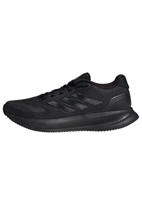 adidas Donna Runfalcon 5 Running Shoes, Core Black/Core Black/Core Black, 40 2/3 EU