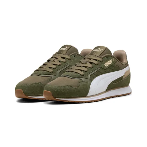 Puma Sneaker Unisex Softride St Miler SD, Loden Green Puma White Gum, 40.5 EU