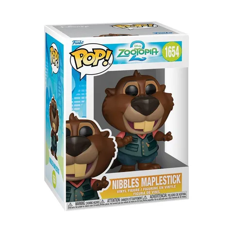 Funko Pop! Disney: Zootopia 2 - Nibbles Maplestick - Figura in Vinile da Collezione