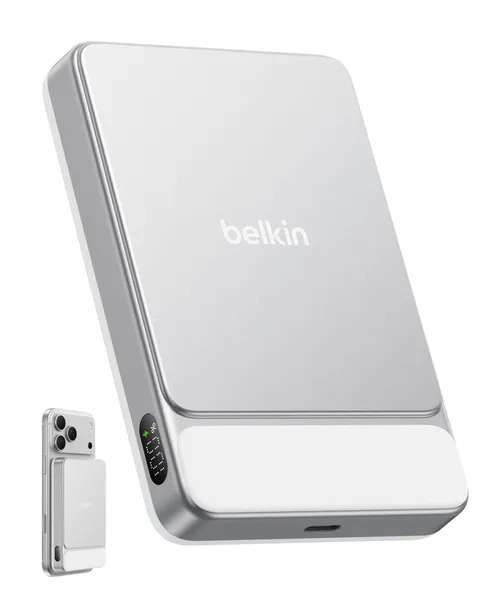 Belkin UltraCharge Power Bank Magnetico 10000mAh con Porta USB-C - Bianco