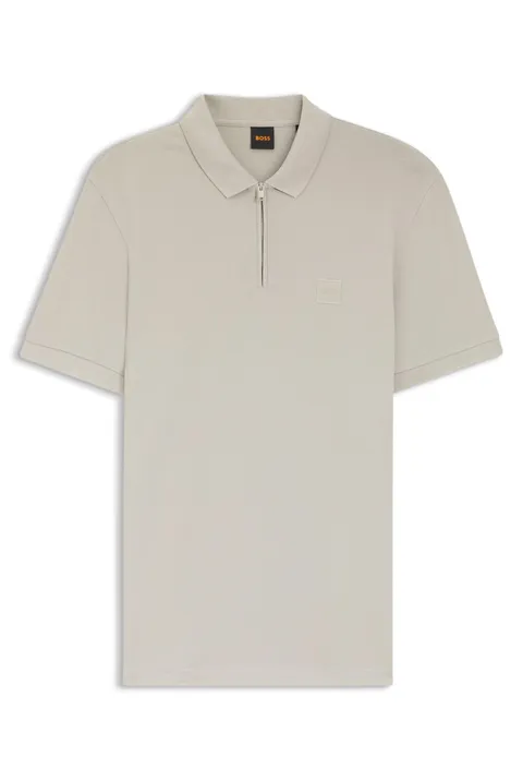 Boss Polo da Uomo, Open Grey 070, M