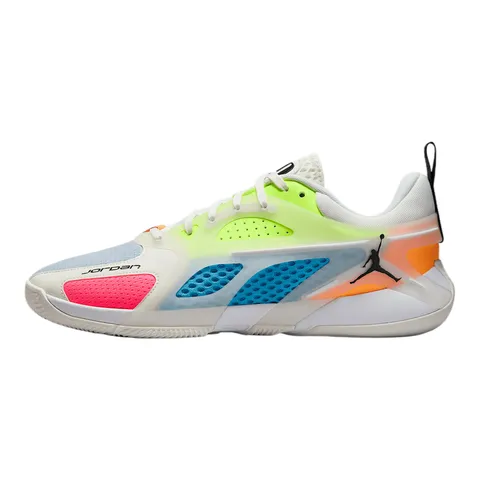 Nike FQ3858-100 Jordan Heir Donna, Sail/Black-Dk Powder Blue-Volt EU 45