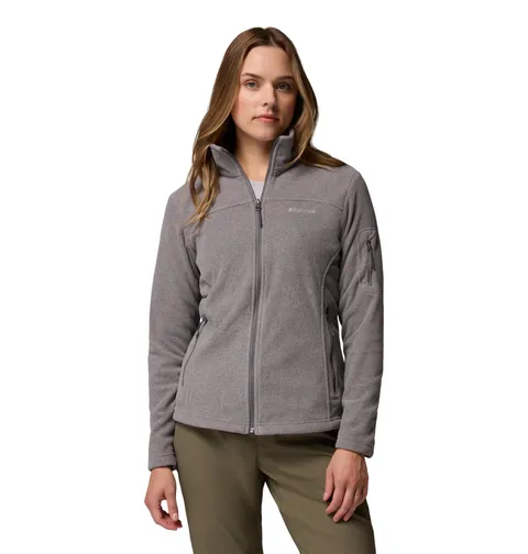 Columbia Fast Trek 2 Jacket, Giacca In Pile Con Cerniera Intera Donna, City Grey