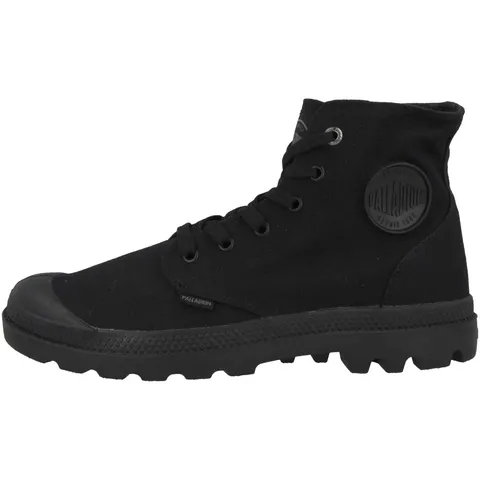 Palladium Pampa Monochrome, Stivali Sneaker Unisex - Adulto, Nero (001), 39.5 EU