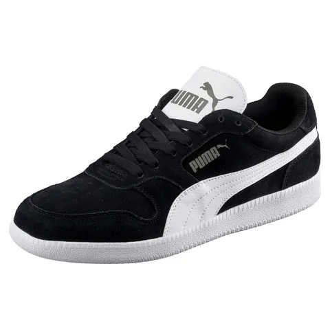 PUMA Unisex Icra Trainer SD Low Top Sneaker, Black-White, 36 EU
