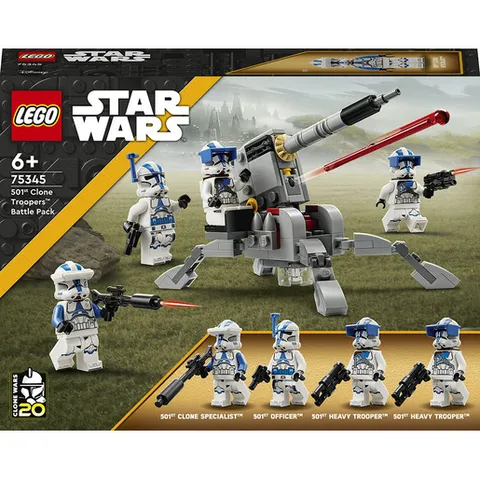 LEGO Star Wars 75345 Battle Pack Clone Troopers Legione 501 - Giocattolo da Costruire da