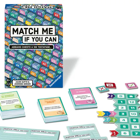 Ravensburger - Match me if you can, Gioco da tavolo +8 anni, 3-8 giocatori