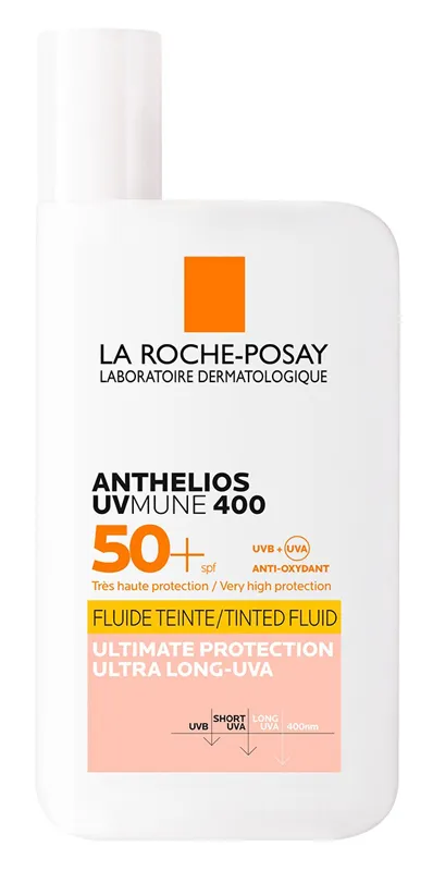 La Roche-Posay, Anthelios UVmune 400, Fluido colorato viso invisibile ad altissima