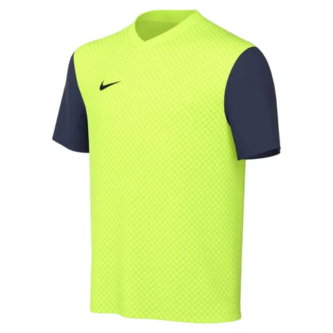 Nike Y Nk DF Tiempo Prem II JSY SS in Jersey, Volt/Midnight Navy/Black, 7-8 Anni