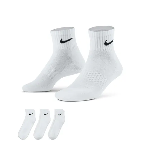 Nike Everyday Cushioned Calzini, Bianco (White/Black), XL Uomo